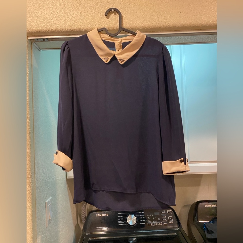 3/$10 JessyLine Woman’s Collared Blouse